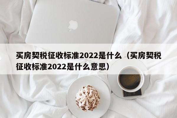 买房契税征收标准2022是什么（买房契税征收标准2022是什么意思）